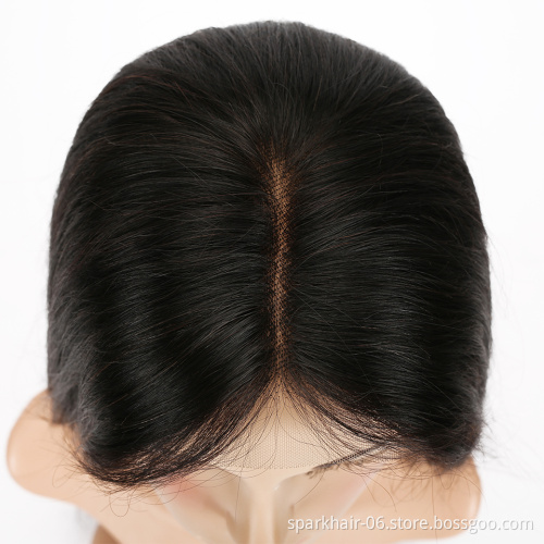 100% Mink Brazilian Human Hair Lace Wig 4x4/13x4 Ombre Color Full HD Swiss Lace Cuticle Aligned Virgin Hair Wig With Dark Roots